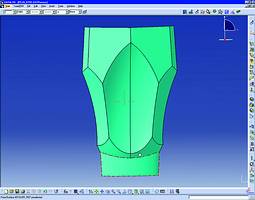 Pillar designed with Catia V5